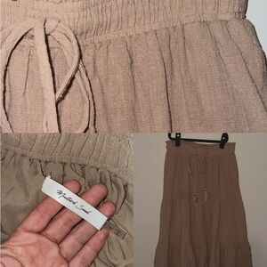 Tan Skirt from the brand Mustard Seed